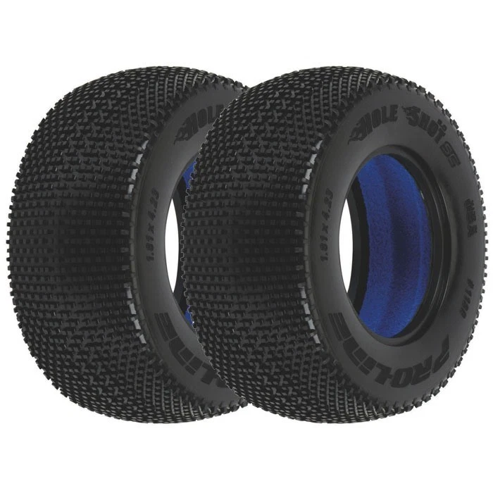 NEW Pro-Line Hole Shot 2.0 SC 2.2/3.0 M3 Soft Tires w/Foam Slash 2WD 4x4 1180-02 - Image 1 of 1