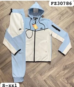 Blue Nocta Nike Tech Fleece Tracksuit Brand New with tags Hoodie + Pant - Picture 1 of 3