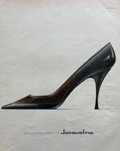 Anuncio de zapatos Jacqueline años 60 - Wohl Shoe Company Saint Louis 1963 - Imagen 1 de 1