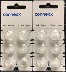 2 Packs Siemens Signia Rexton Miracle Ear 10mm Open Click Domes. 6 Domes/pack - Picture 1 of 1