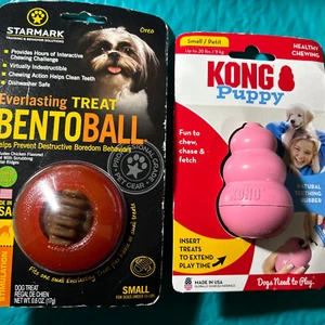 Kong Puppy natural teething rubber Healthy Chewing+ starmark training behaibor(2 - Picture 1 of 6