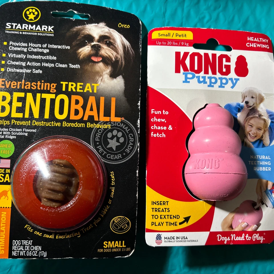KONG Kb2 Durable Natural Rubber Ball Dog Toy Red Small