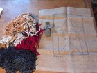 PRIMITIVE RUG HOOKING KIT WOOL NEW UNUSED SHEEP STAR 10 x 15"