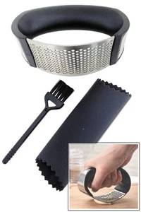 Rocker Knoblauch Crusher Set - 3 Werkzeuge enthalten - Premium Edelstahl - Bild 1 von 4