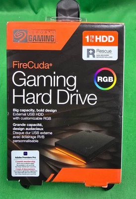 Seagate FireCuda 1TB,5400 RPM, 3.5 inch Desktop External HDD NEW (E2) - Image 1 of 3