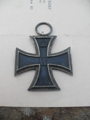 Preußen 1. Weltkrieg: Eisernes Kreuz 2. Klasse 800er Silberstück - Bild 1 von 3