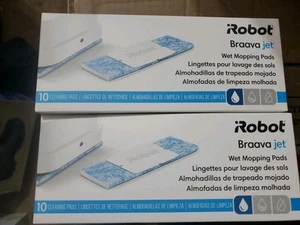 iRobot Braava Jet Wet Mopping Pads Quantity 20 (2x 10-Pack) BRAND NEW SEALED - Bild 1 von 4