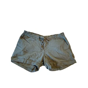 Old Navy grüne Leinenshorts Größe 2 - Bild 1 von 4