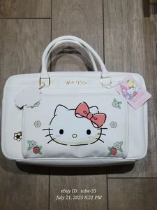 Sac de week-end Primark Hello Kitty en simili cuir sac fourre-tout voyage femmes filles grand - Photo 1/15