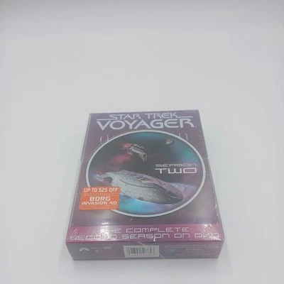 Star Trek: Voyager - Complete Second Season (DVD, 2004, 7-Disc Set) NEW SEALED!! - Image 1 of 2