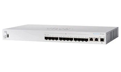 CISCO CBS350-12XS Switch, 12 port 10gb switch, 10xSFP+, 2xCopper 10gig - Image 1 of 4