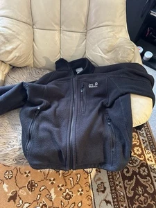 JACK WOLFSKIN NANUK warme Fleecejacke Jacke Schwarz Gr. L - Bild 1 von 7