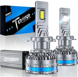 FAHREN Upgraded H7 Fog Bulbs, 120W 40000LM H7 Bulb, Plug and Play, Pack of 2 - Picture 1 of 8