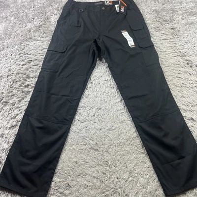 5.11 Tactical Taclite Pro Ripstop Pants 74273 Black 38x36 Cargo - Image 1 of 4