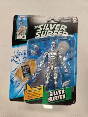 Marvel Legends Comic 6"" Silver Surfer #1 Figura Fantastic Four Hasbro Nuevo Foto 1 de 4