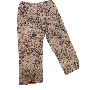 Rafaella Hose Damen Größe 12 Blumendruck Mode Schicke Hose Baumwolle Elasthan - Bild 1 von 9