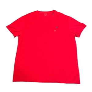 Polo Ralph Lauren Hemd Herren Extra Large Rot Tee Basic Everyday Blau Pony Preppy - Bild 1 von 14
