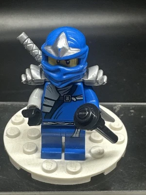 LEGO Jay ZX Minifigura Ninjago con Armadura de Hombro Azul Ninja njo047 9450 9449 Foto 1 de 4