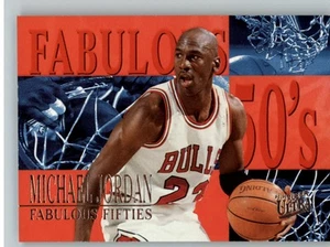1995-96 Ultra Fabulous Fifties #5 Michael Jordan - NM-MT+ - Picture 1 of 2