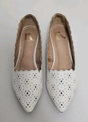 Zapatos planos de ballet con punta de cuero sintético Report para mujer 5,5 sin cordones Foto 1 de 4