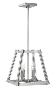 4 Light Pendant Light Modern Multi Light Ceiling Fixture 15" Wide FR36013PNI - Picture 1 of 12