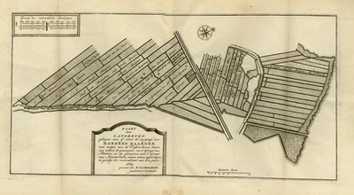Antique Map-The lands near the Kostverloren Vaart in Amsterdam-Anonymous-1760 - Image 1 of 4