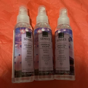 Avon Senses Oriental Escape Body Mist 100ml x 3 Orangenblüte & Patchouli (E) - Bild 1 von 1