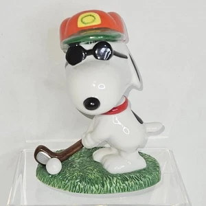 Vintage Peanuts Snoopy Sports SNOOPY ON THE GREEN Golf Keramik Figur - Bild 1 von 9