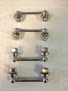 Harley Knucklehed VL Flathead Leather Saddlebag Hanger "Towel Bar" Style 34-Up - Picture 1 of 5