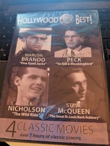 Hollywood Best! Marlon Brando/Gregory Peck/Jack Nicholson/Steve McQueen DVD NIP - Picture 1 of 2