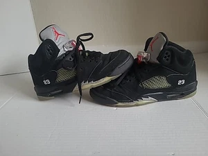 Nike Air Jordan Retro 5 V schwarz metallic 134052-004 6,5Y - Bild 1 von 23