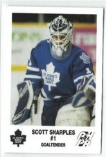 1992-93 St. John's Maple Leafs (AHL) Scott Sharples (goalie)