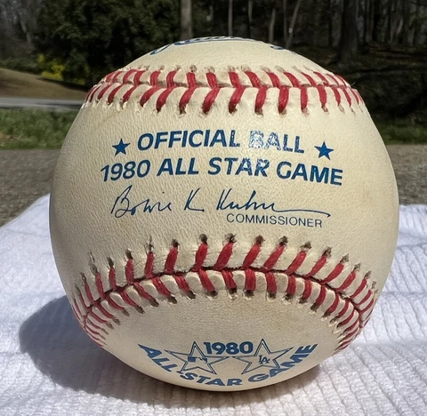 1980 Official Rawlings MLB All-Star Game Baseball - Los Angeles - Dodger Stadium Cover
