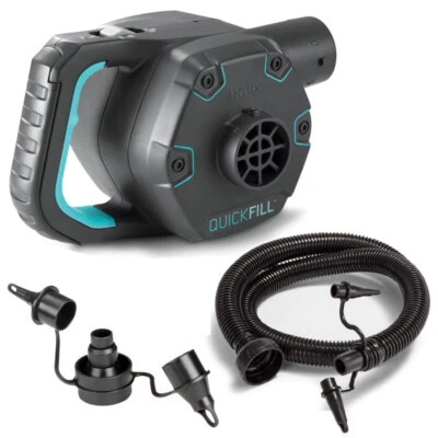 INTEX Quick Fill Elektrische Luftpumpe 230V mit 3 Adapter für Schlauchboot - Bild 1 von 4