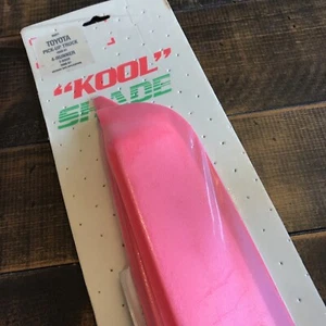 For Toyota Pickup 4 Runner Pink Window Deflector Vent Sun Visor Rain Guard NOS - Picture 1 of 7