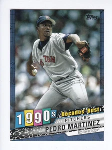 Topps Update Series 2020 #DB-44 PEDRO MARTINEZ décadas mejor inserto azul paralelo - Imagen 1 de 2