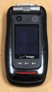 Motorola Barrage V860 - Black and Gray ( Verizon ) Cellular Flip Phone - Picture 1 of 3
