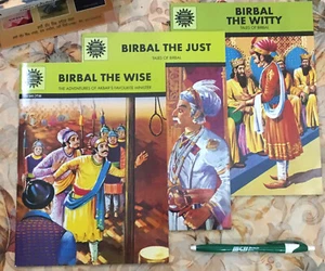 NEW 3 Book Set BIRBAL AKBAR THE WITTY + JUST + WISEACK Comics Kids - Picture 1 of 2