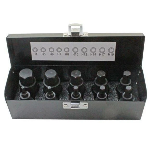 US PRO 1366 Hex Bit Socket Set - Black