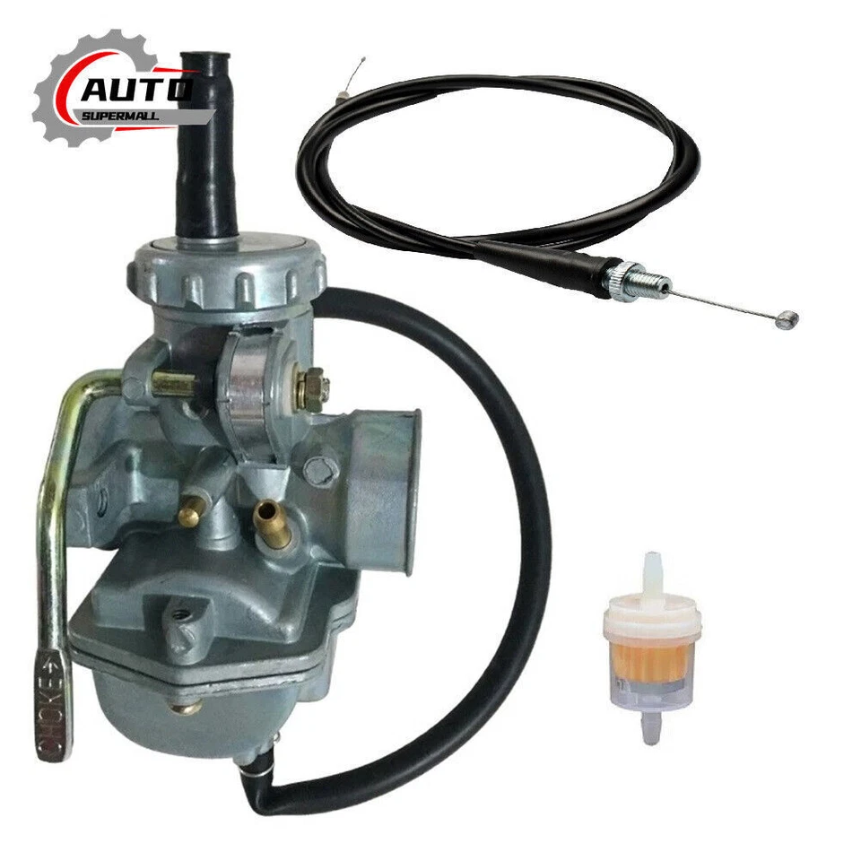 For Honda SL70 XL70 XL75 XL80S XR75 XR80 CRF80F XR80R Carburetor & Cable Foto 1 de 4