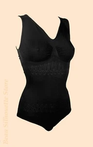 formschön und schlank Stütz-Body Verzierung M L XL XXL XXXL 3XL Bauchweg - Bild 1 von 3