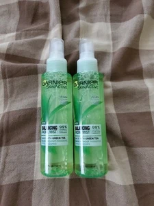 Juego de 2 niebla facial de equilibrio activo de la piel Garnier hecha con té verde - vegano - Imagen 1 de 2