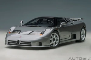 1/18 AUTOart Bugatti EB110 SS Grigio Metalizzatto Silver Car Model 70916 - Picture 1 of 6