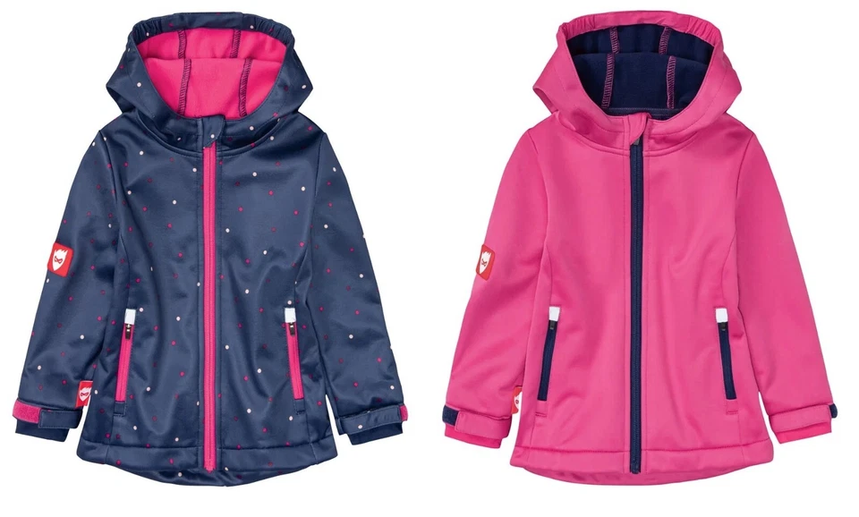 Mädchen Softshell Jacke Softshelljacke Mädchenjacke Outdoorjacke winddicht wärme - Bild 1 von 3