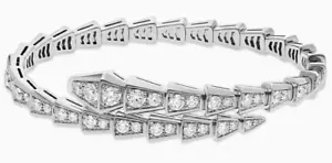 4.50ct Natural Round Diamond 14k White Gold Wedding Anniversary Bracelet - Picture 1 of 3