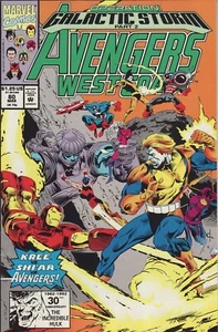 Avengers West Coast #80 - Operation Galactic Storm Part 2 - NM - B&B - Picture 1 of 2