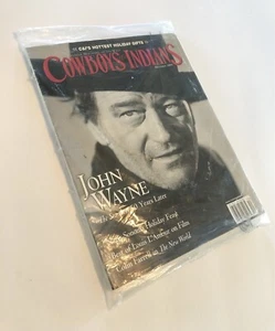 New & Sealed: December 2005 - COWBOYS AND INDIANS magazine - JOHN WAYNE cover - Picture 1 of 6