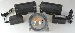 Actiontec Bonded MoCA 2.0 Ethernet to Coax Adapter - Black, Pack of 2 - Picture 1 of 6