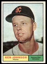 1961 Topps Ken Johnson Kansas City Athletics #24