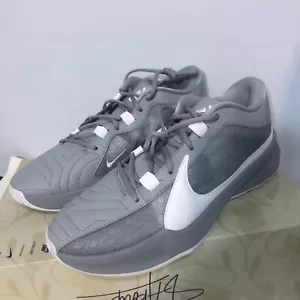 Nike Zoom Freak 5 TB Wolf Grey White DZ2946 002 US Men's Size 13, EUR 47.5 - Picture 1 of 7